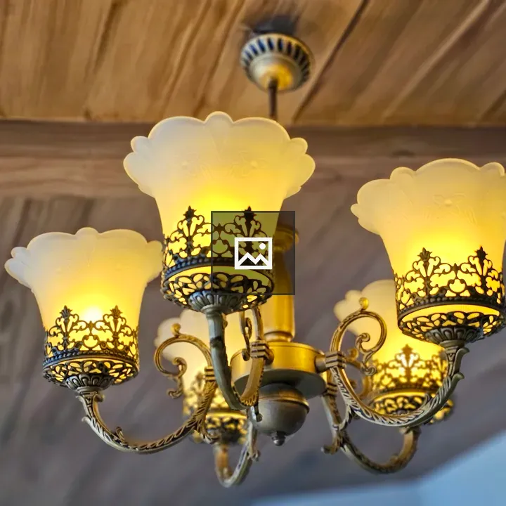 Antique chandelier indoors