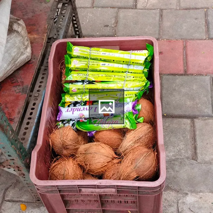 Coconuts and Incense Basket