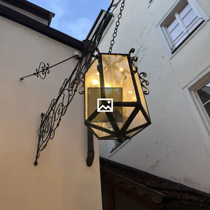 Hanging street lights Munich
