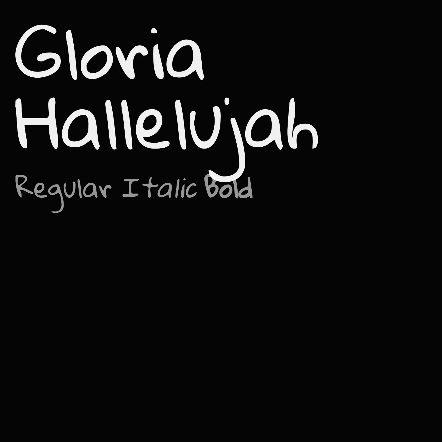 Gloria Hallelujah