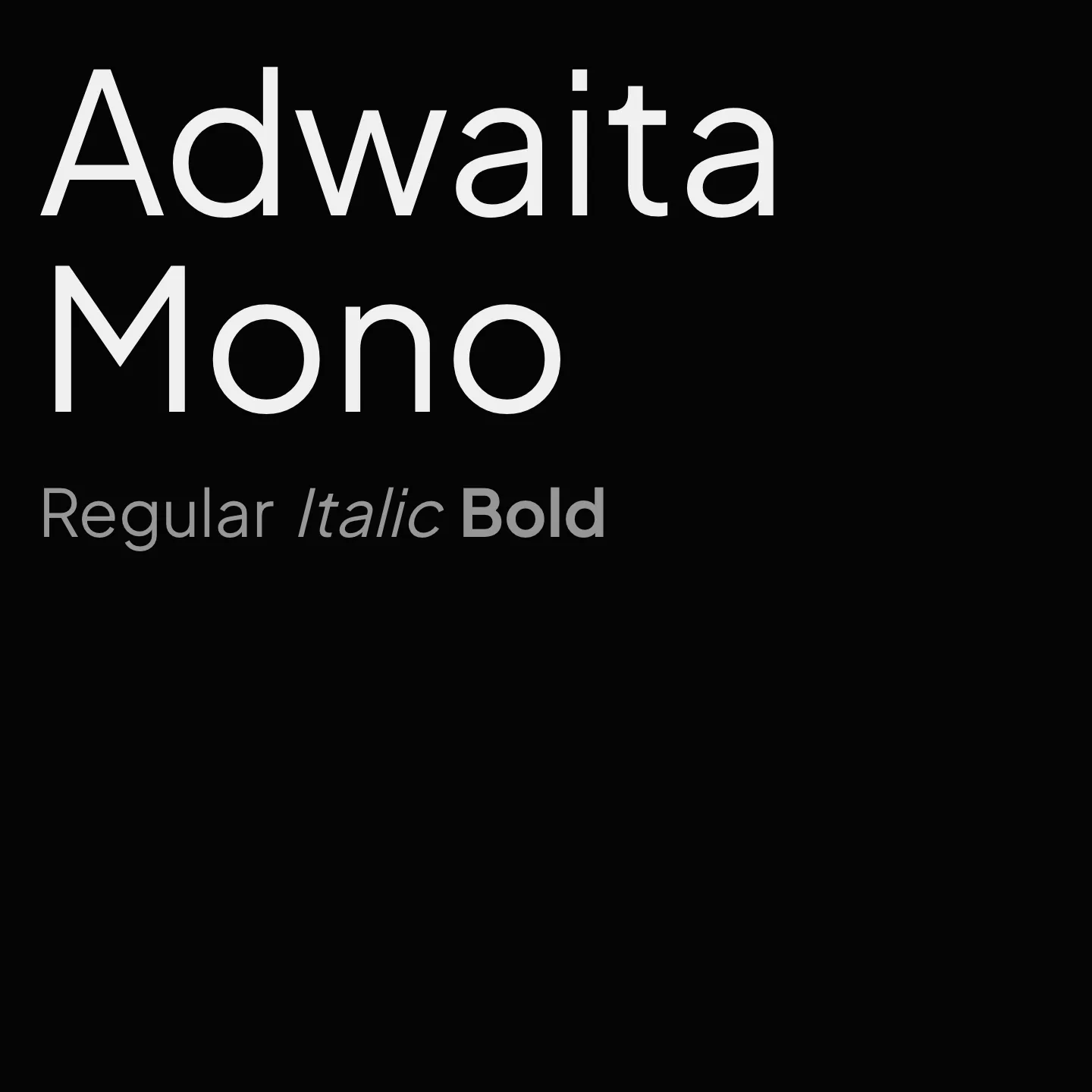 Adwaita Mono