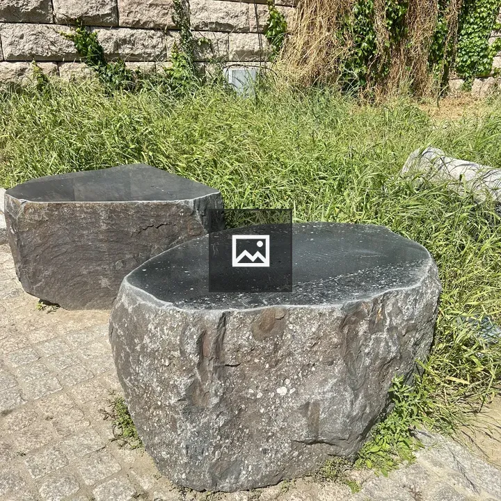 Two Stones on Cobblestone Path