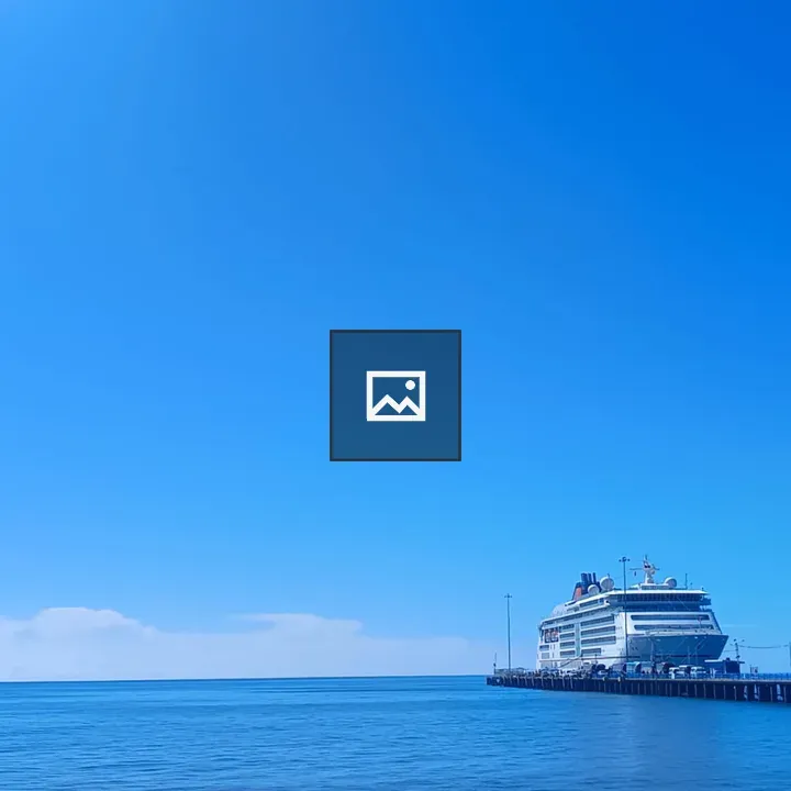 Coast View with Cruise Ship