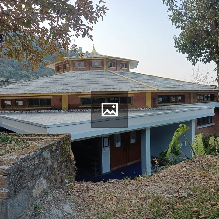 Front view of Dhamma Hall