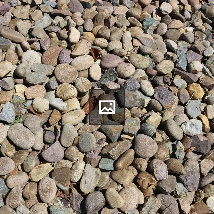 Garden Path with Colorful Rocks