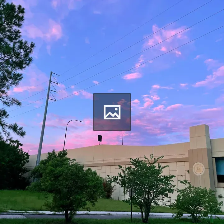 Morning sky over Orlando overpass
