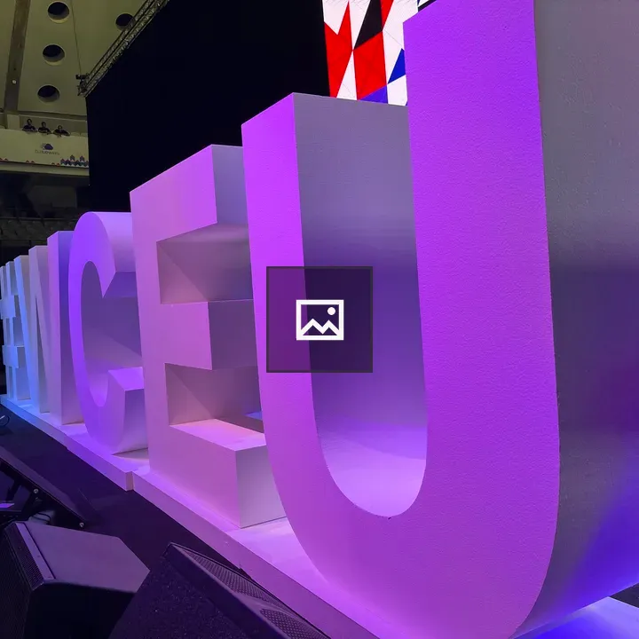 Giant WCEU Sign