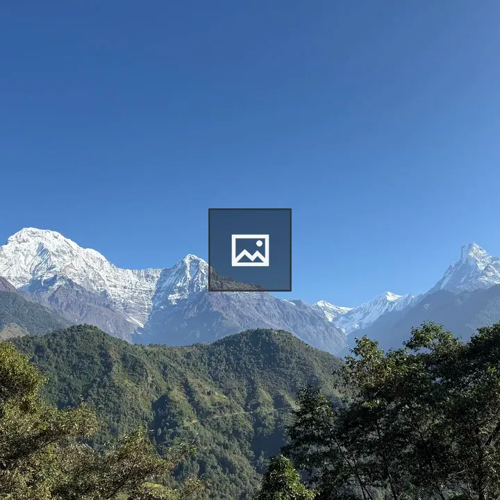 Snow-Capped Mountains Scene