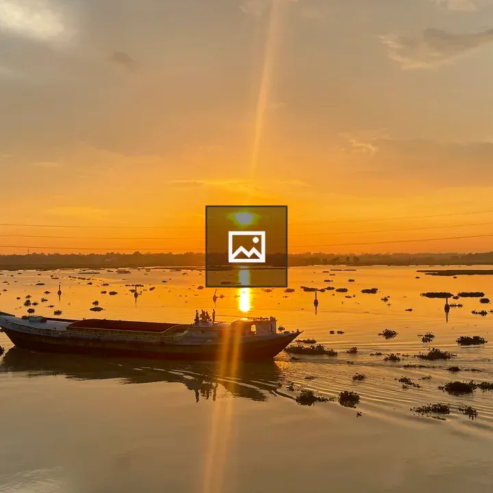 Sunset by the River