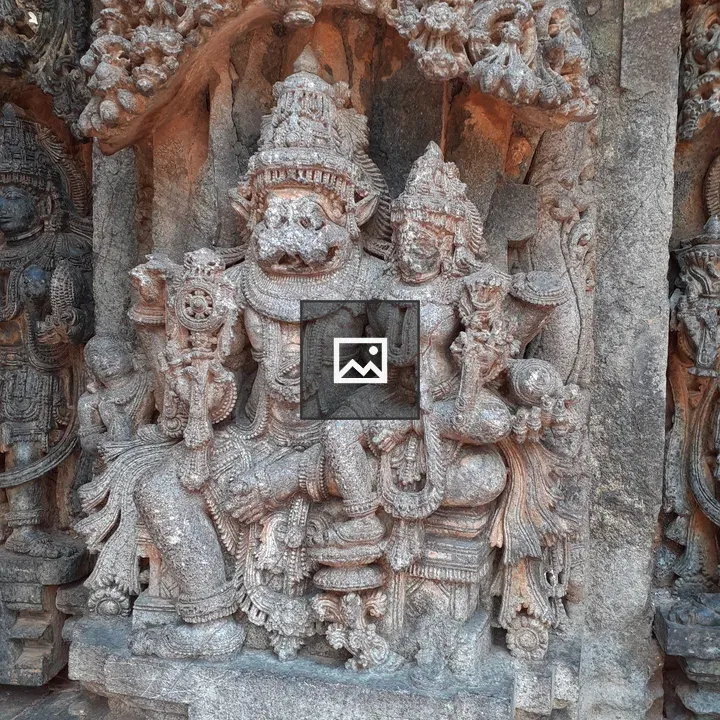 Ornate temple sculpture