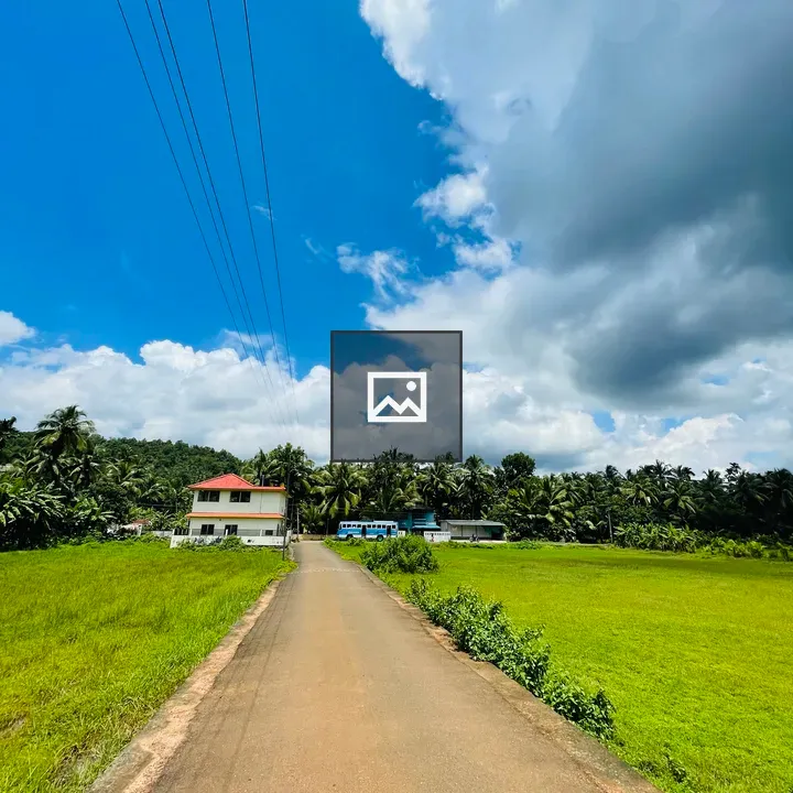 Village road in Perumanna