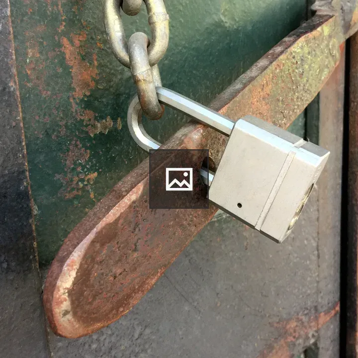 Metal Door With Security Lock