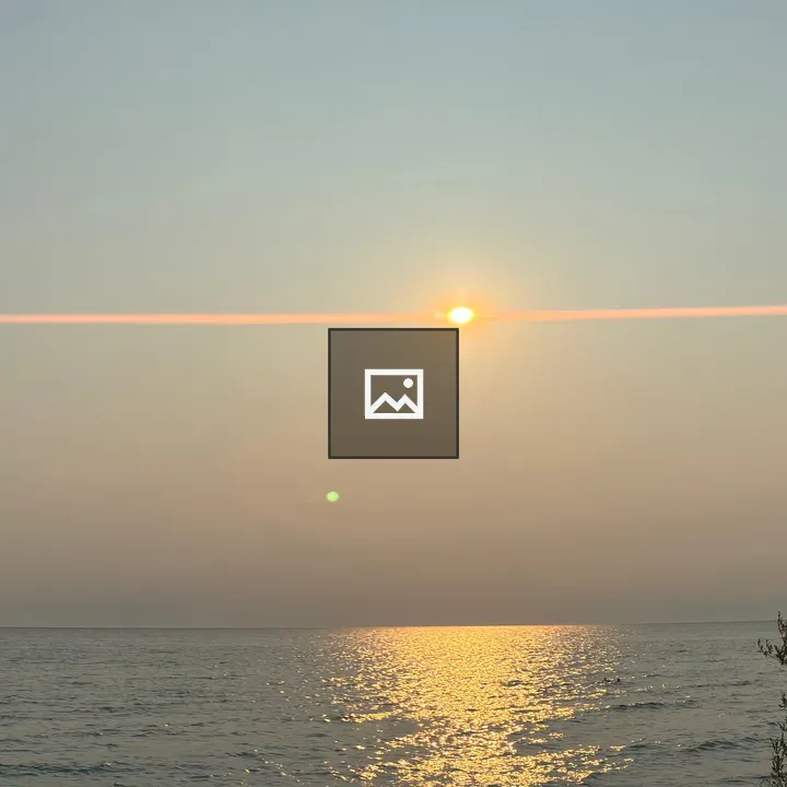 Sunset over Lake Michigan