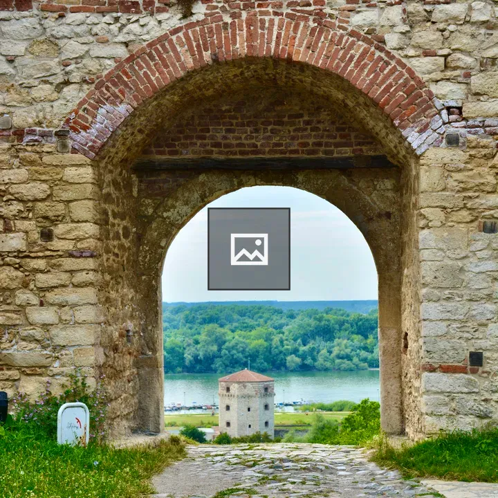 Sava River and Belgrade Fortress Tower