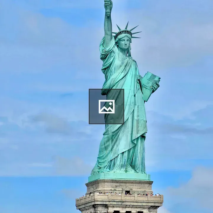 Statue of Liberty view from harbor