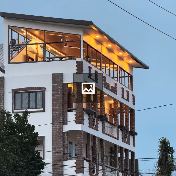 Building Silhouette at Twilight