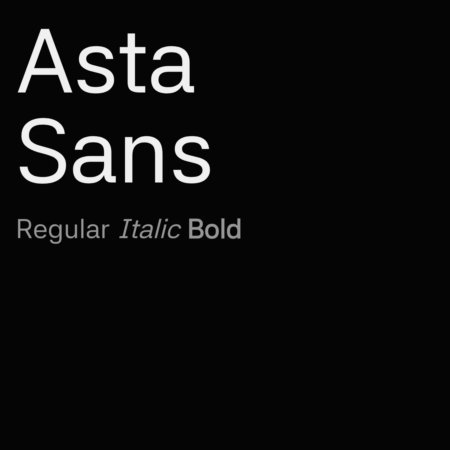 Asta Sans