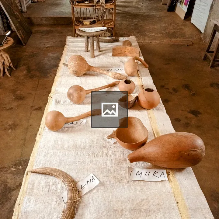 Traditional Bugisu Wooden And Gourd Artifacts