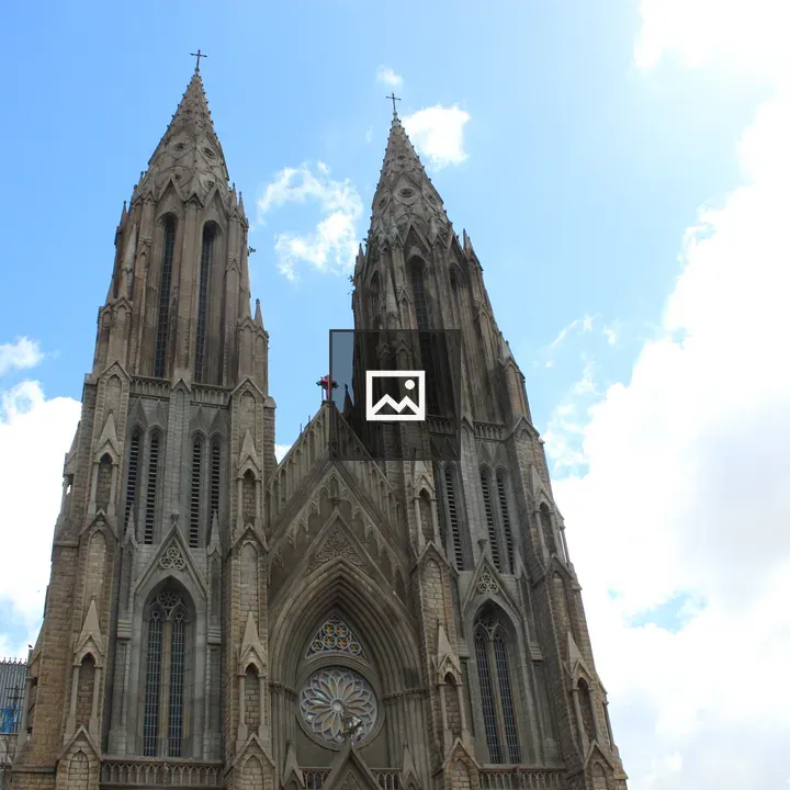 Spires of St. Philomena’s Cathedral
