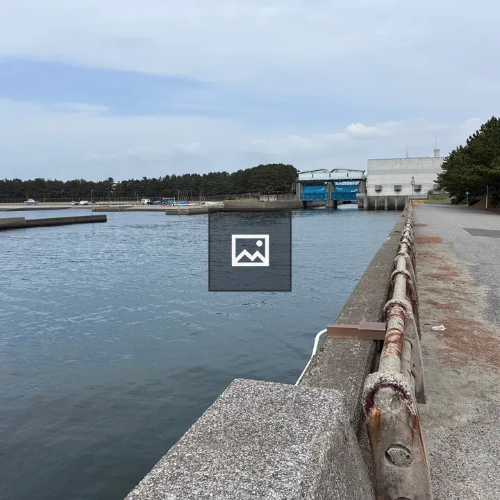 Waterfront with Concrete Path