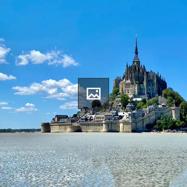 Mont Saint-Michel silhouette