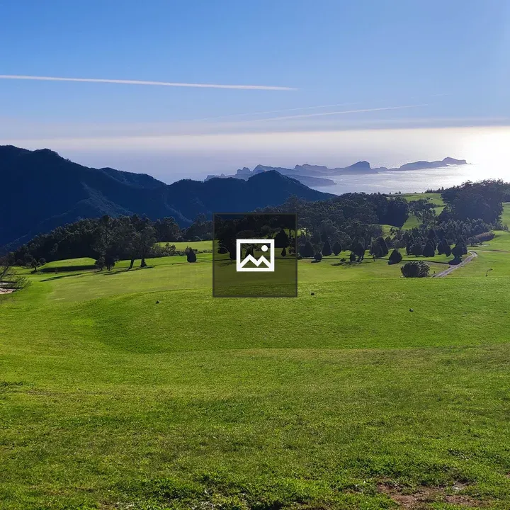 Golf course landscape in Madeira