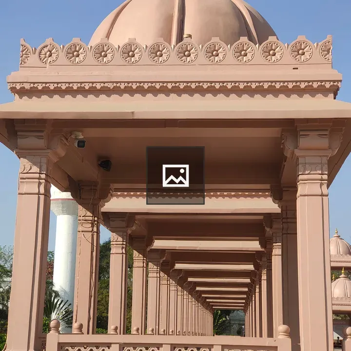 Amazing View of architecture pillars