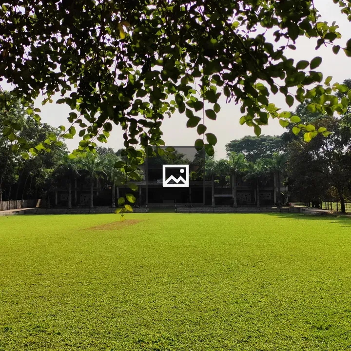 Green field landscape
