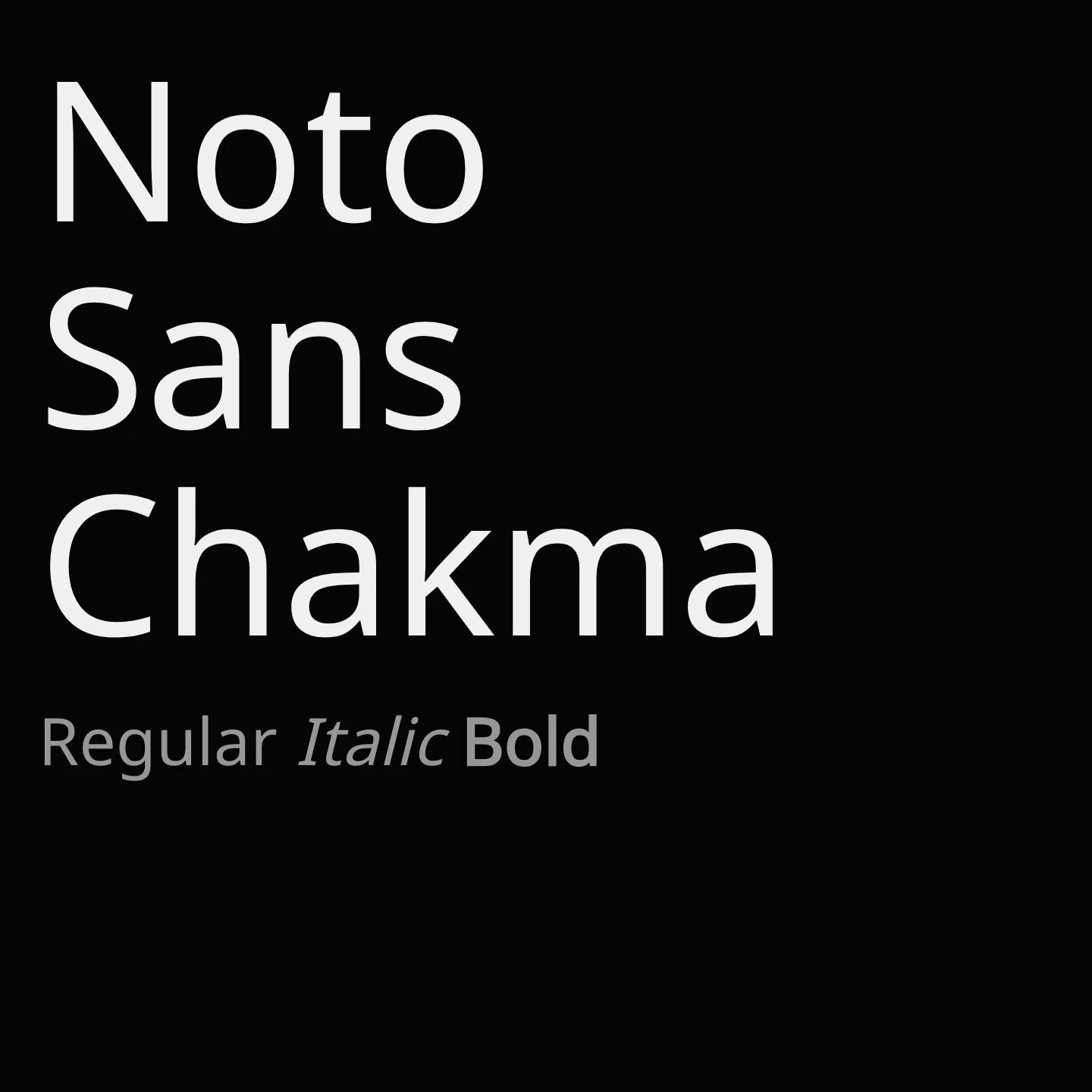 Noto Sans Chakma