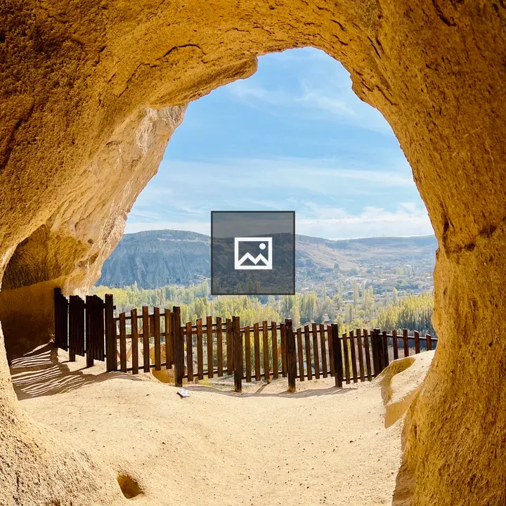 View from cave entrance
