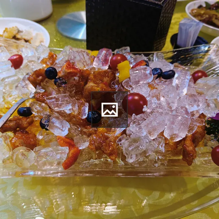 Pork cuisine plate