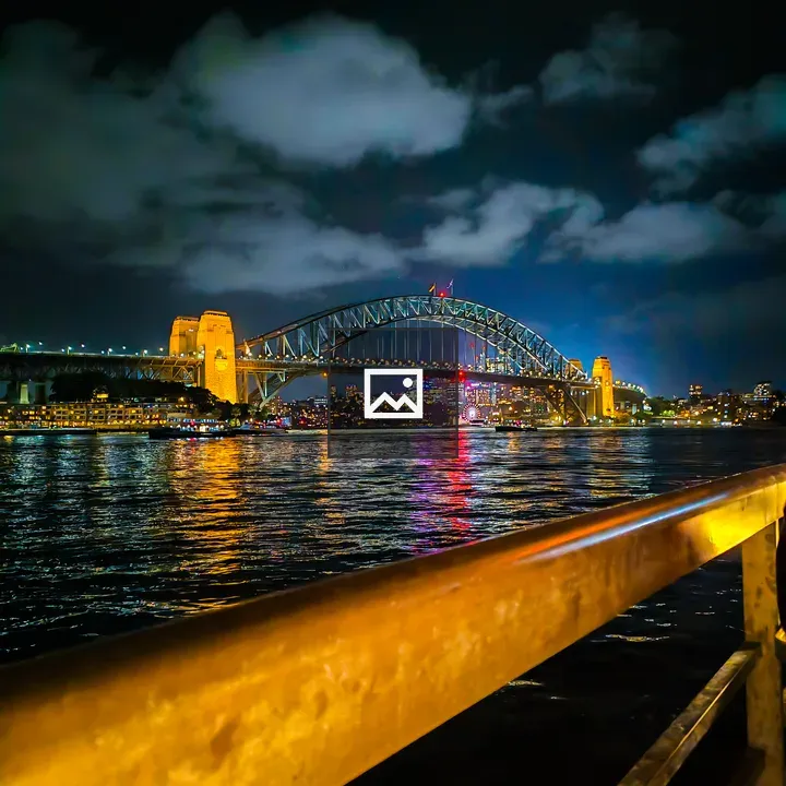 Sydney Harbour Bridge Night View