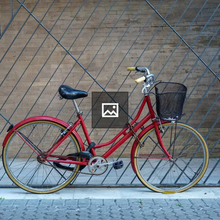 Red Vintage Bicycle