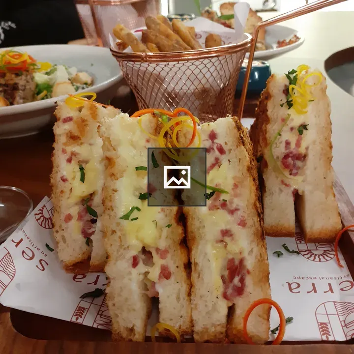 Sandwiches on Table