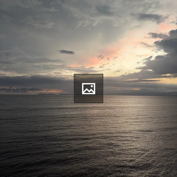 Beautiful sunset in Costa Rica