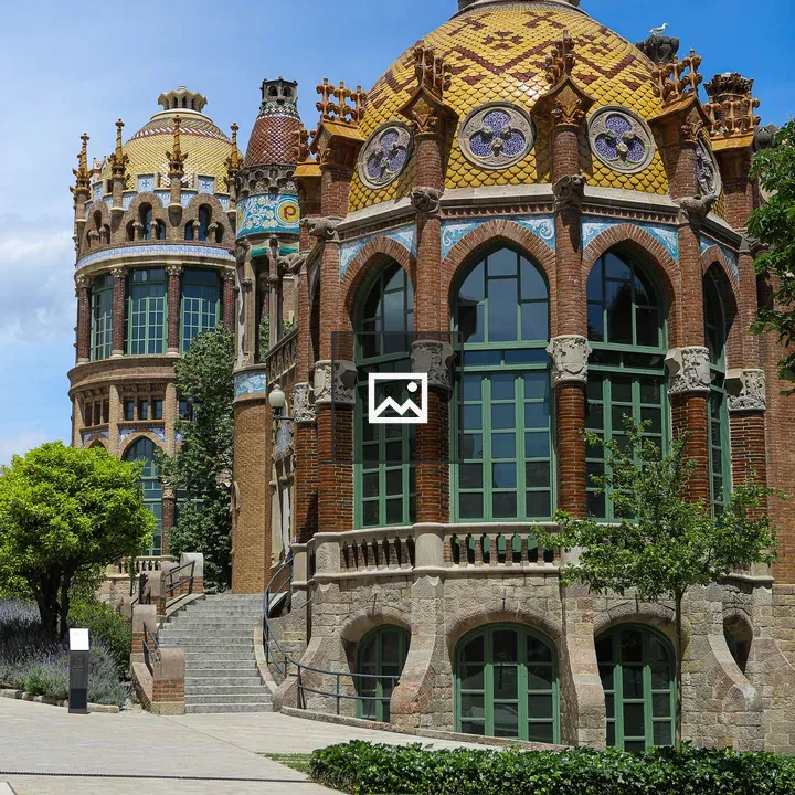 Art Nouveau Brickwork Building