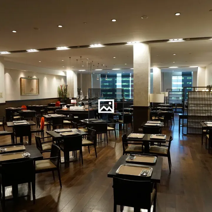 Restaurant Interior with Wooden Furnishings
