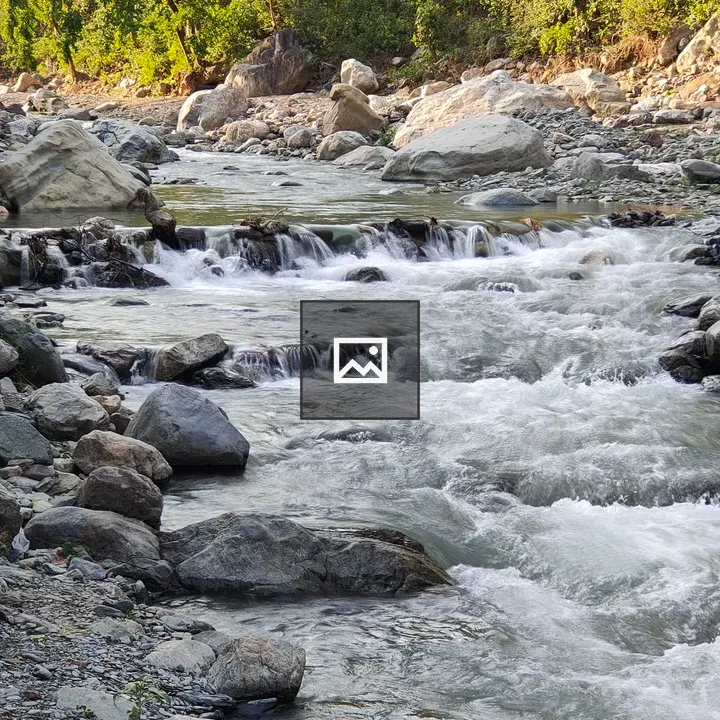 Kalsi Waterfall River Scene