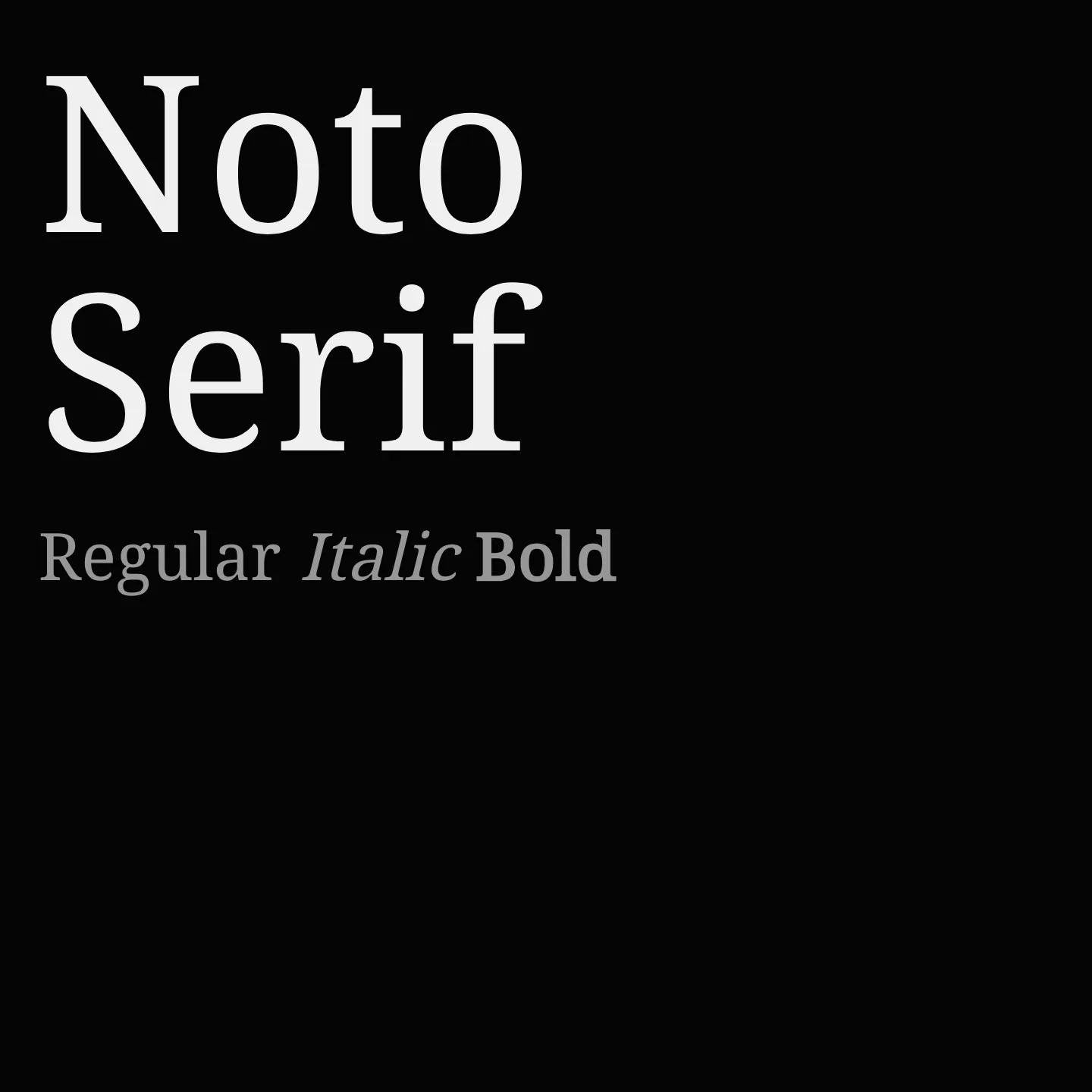 Noto Serif