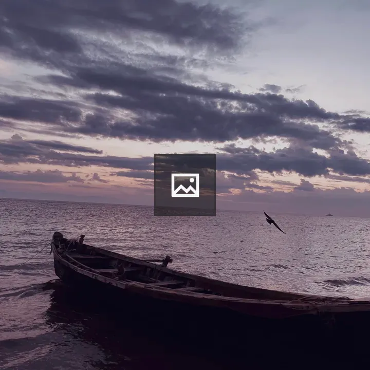 Boat on the Deep Sea