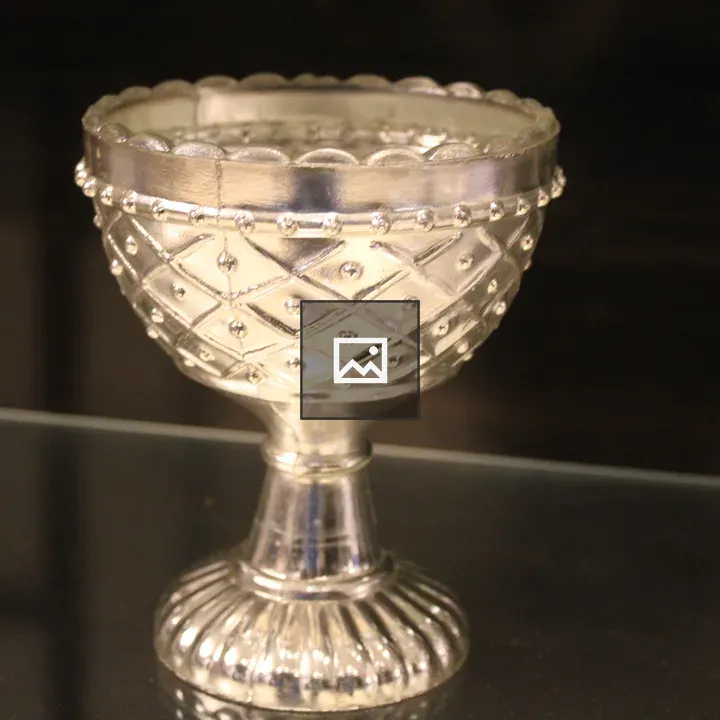 Silver Vase and Goblet