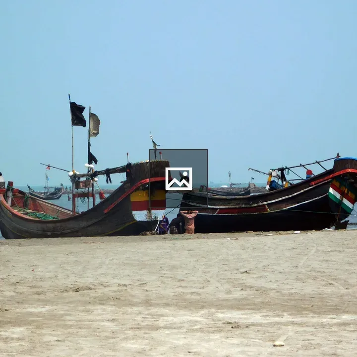 Fishing boat at St. Martin's Island