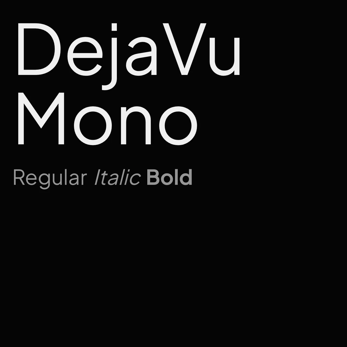 DejaVu Mono