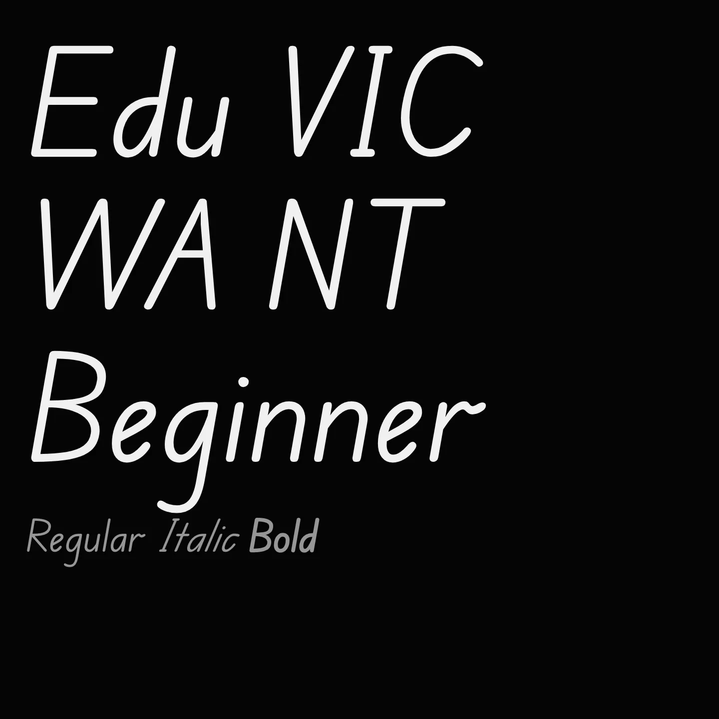 Edu VIC WA NT Beginner