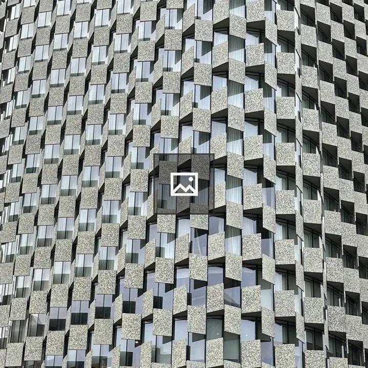 Modern checkerboard wall