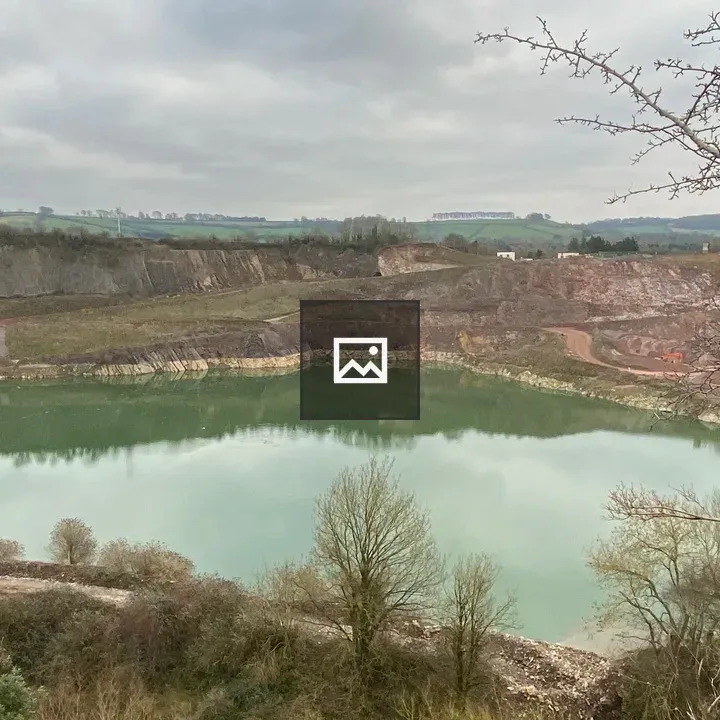 Flooded quarry