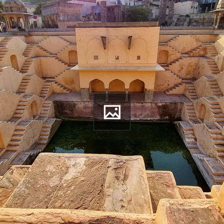 Jaipur Stepwell Zigzag Steps