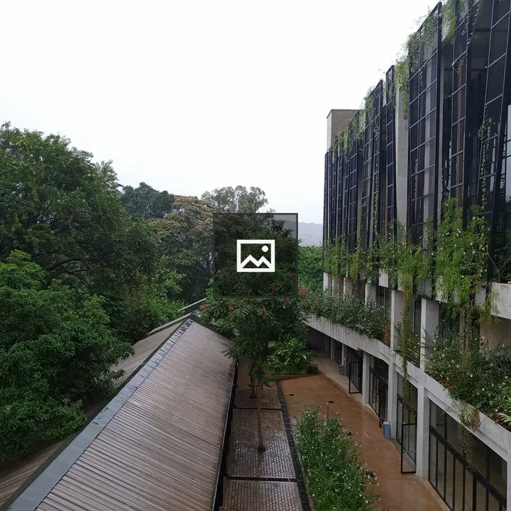 Plant-covered building near Norrsken House