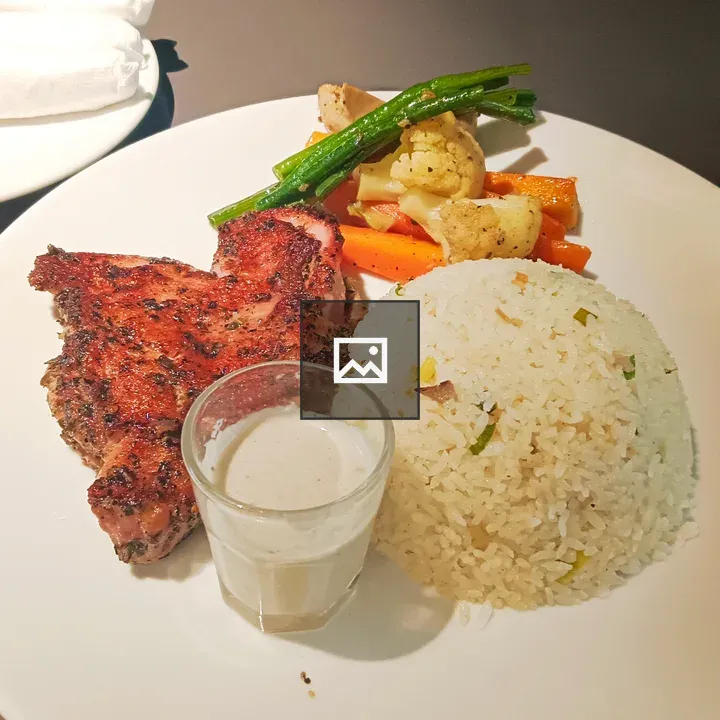 Seared Meat with Rice and Vegetables