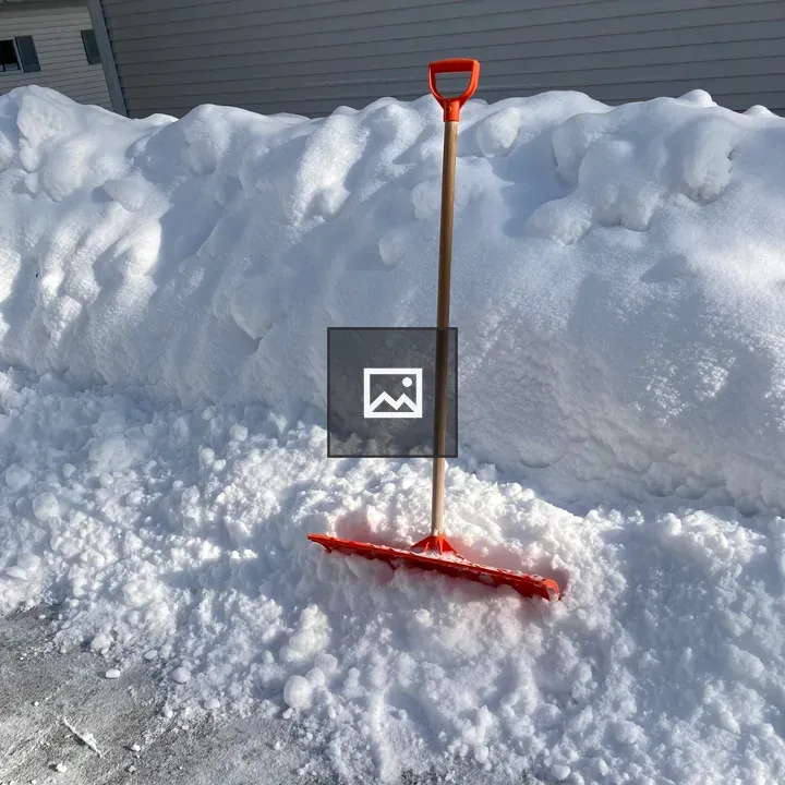 Sidewalk Snow Bank